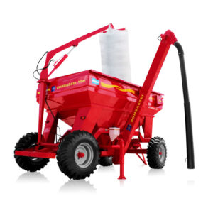 Tolva autodescargable para semillas y fertilizante